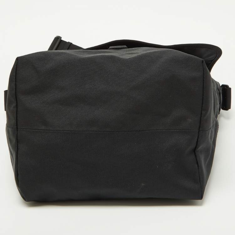 Pre Owned Balenciaga Black Nylon Messenger Bag