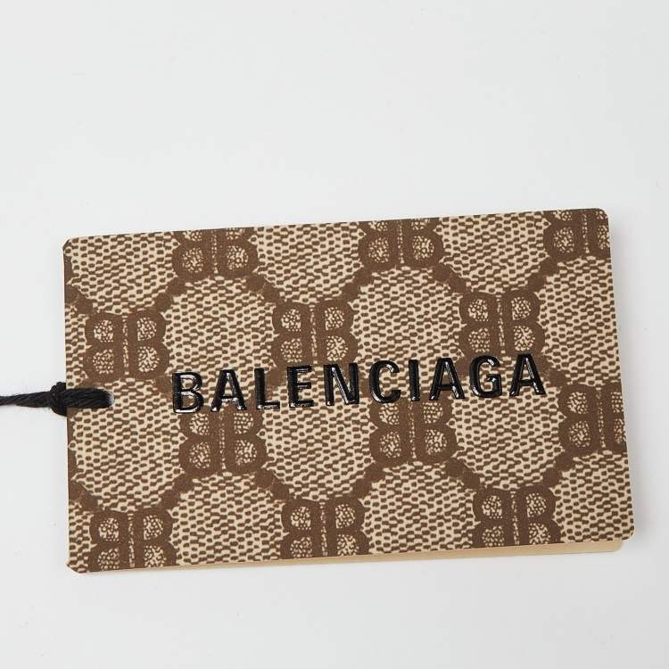 Pre Owned Balenciaga x Gucci Black Canvas and Leather The Hacker Project Duffle Bag