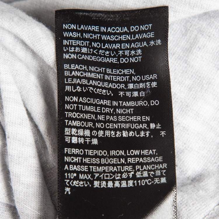Pre Owned Balenciaga Blue Distressed Cotton Rib Layered Oversize Hoodie L