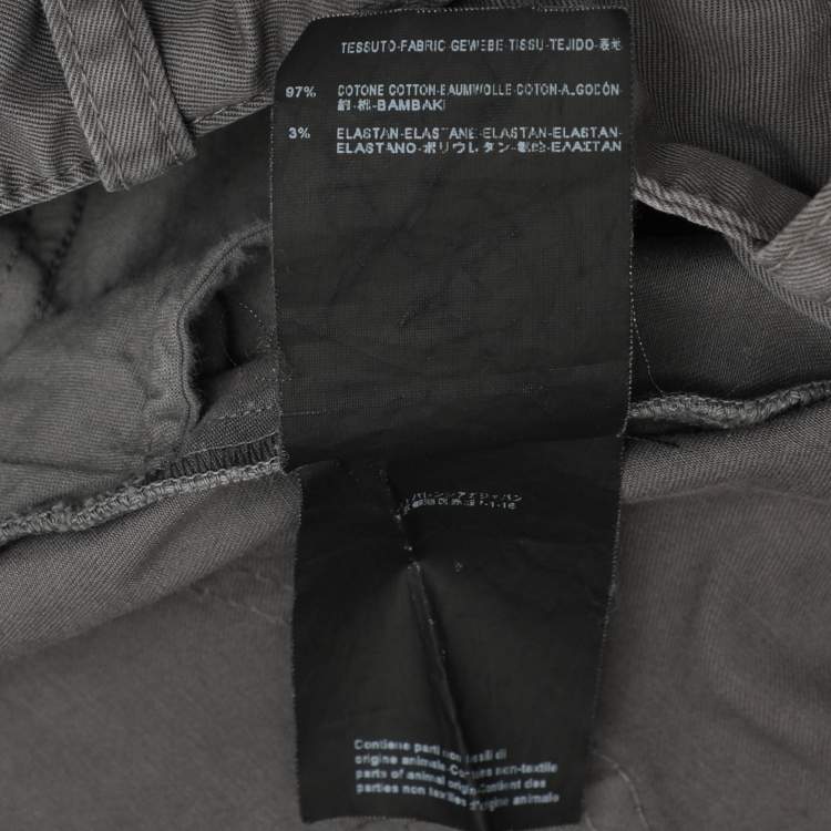 Pre Owned Balenciaga Grey Straight Jeans XS