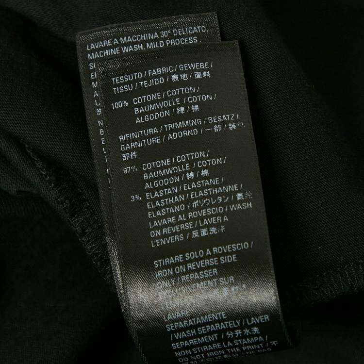 Pre Owned Balenciaga Limited Edition Black Dubai Print Jersey Crewneck T-Shirt M