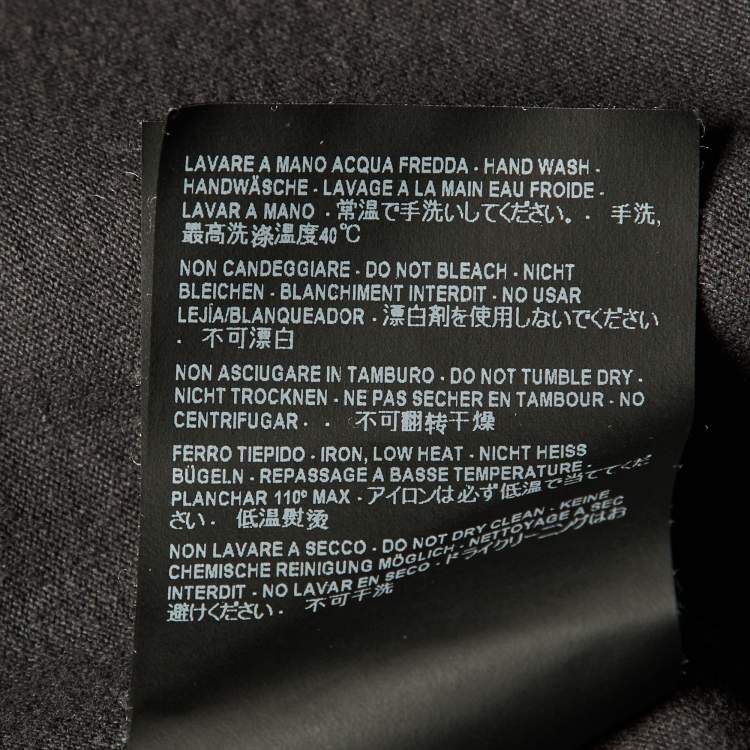 Pre Owned Balenciaga Grey Speedhunters Cotton Oversized Long Sleeve T-Shirt S