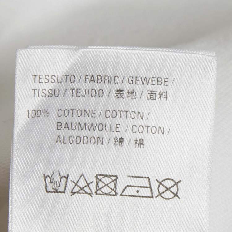 Pre Owned Balenciaga White Political Campaign Print Cotton T-Shirt  XXS