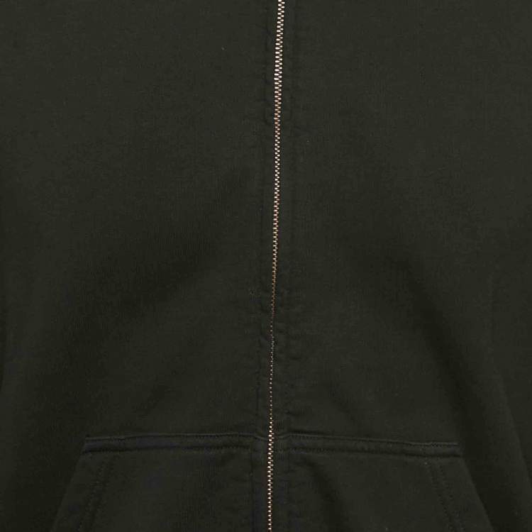 Pre Owned Balenciaga Unifit Black Cotton Zip-Up Jacket M