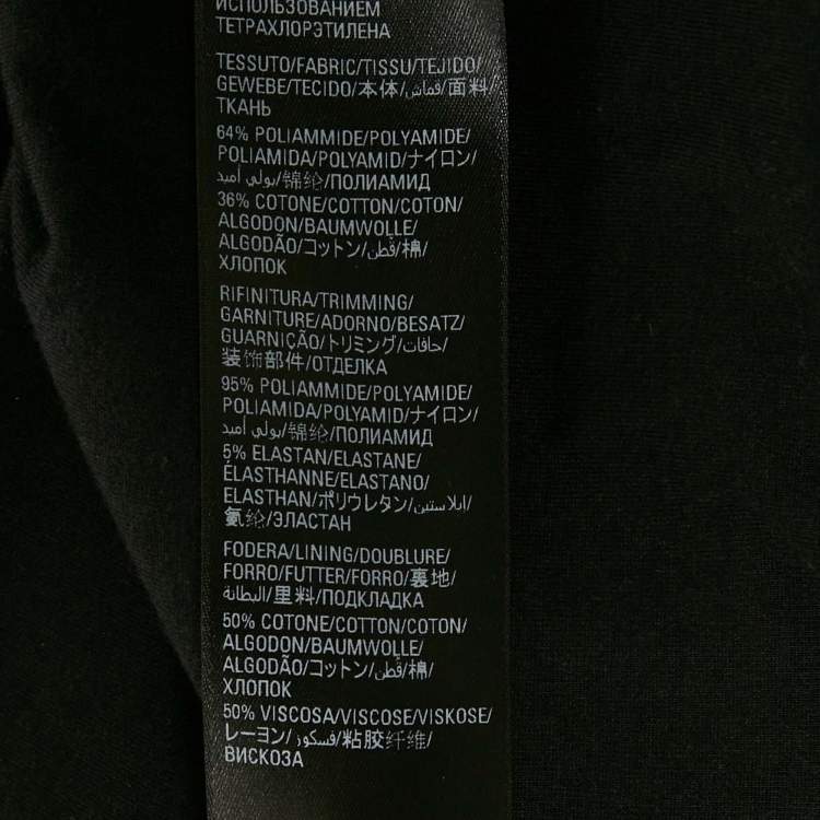 Pre Owned Balenciaga Black Jersey Zip-up Jacket L