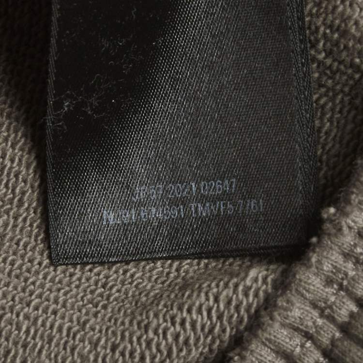 Pre Owned Balenciaga Unifit Grey Cotton Shorts M