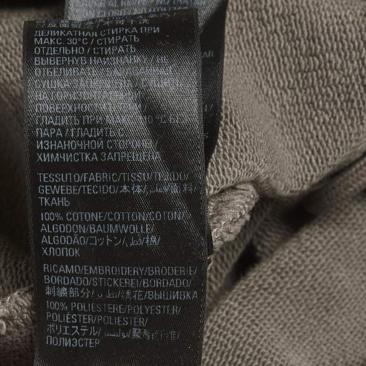 Pre Owned Balenciaga Unifit Grey Cotton Shorts M