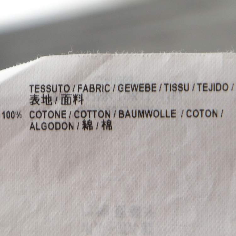 Pre Owned Balenciaga Grey Jersey Crew Neck Sweatshirt M