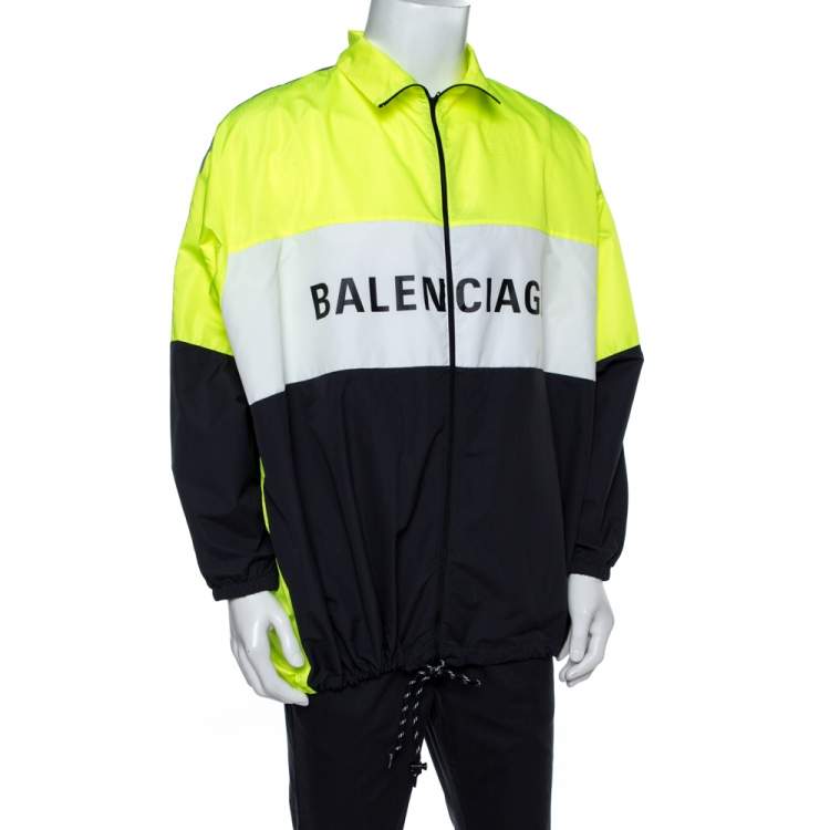 Balenciaga Front Logo Sports Jacket  Black for Women