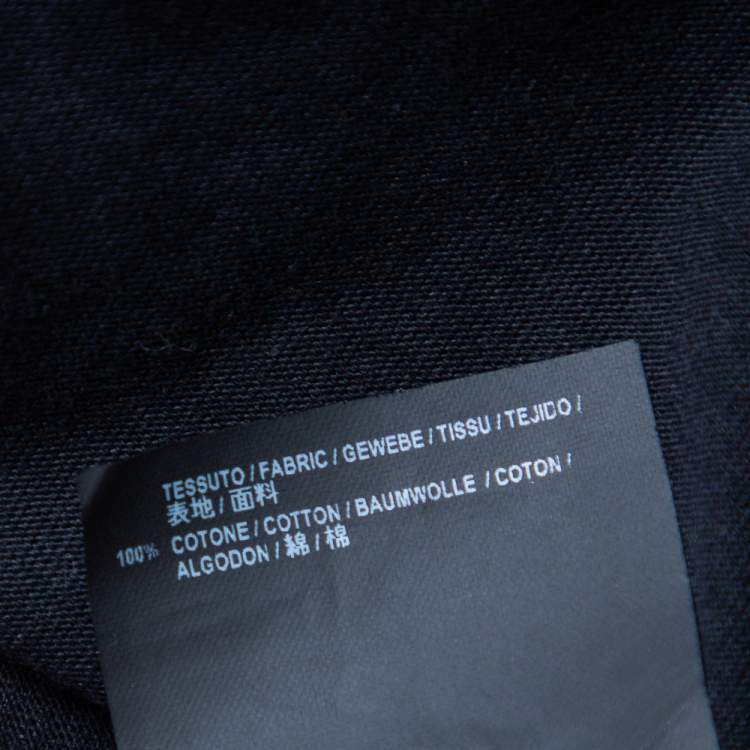 Pre Owned Balenciaga Black Sinners Logo Printed Cotton Oversized Crewneck T-Shirt M