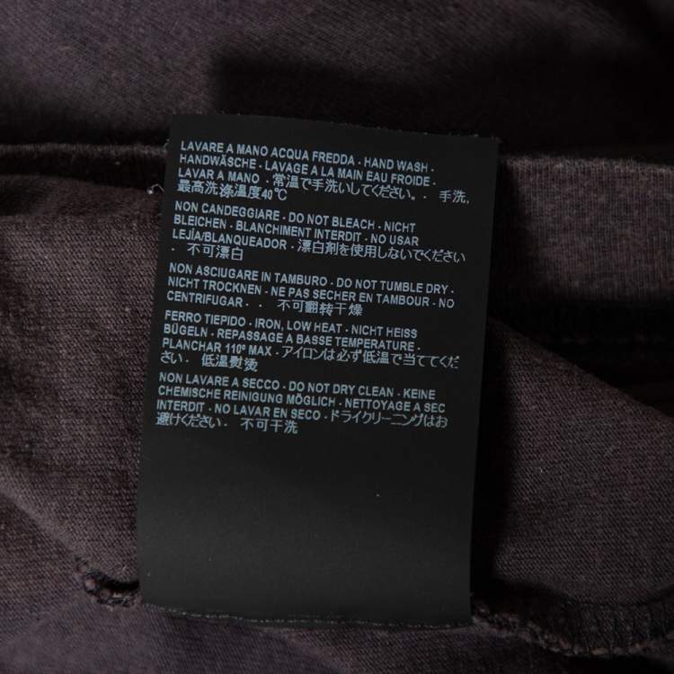 Pre Owned Balenciaga Grey Cotton Speed Hunters Printed Crewneck T-Shirt M