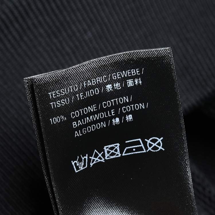 Pre Owned Balenciaga Black X Rated Printed Cotton Knit Hoodie S