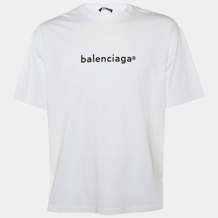 Balenciaga white t shirt mens online