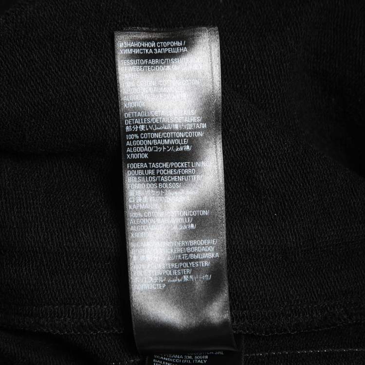 Pre Owned Balenciaga X Adidas Black Cotton Striped Track Shorts XXS