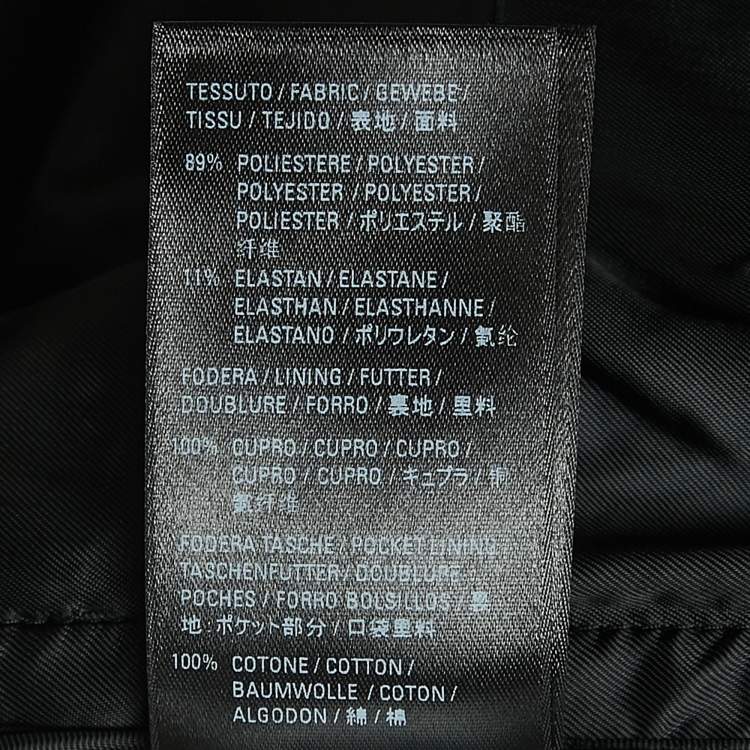 Pre Owned Balenciaga Black Jersey Elasticated Waist Bermuda Shorts S