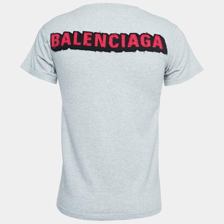 Balenciaga t shirt sales mens grey