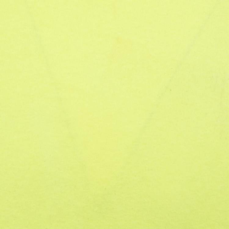 Pre Owned Balenciaga Neon Yellow Cotton Half Sleeve T-Shirt L