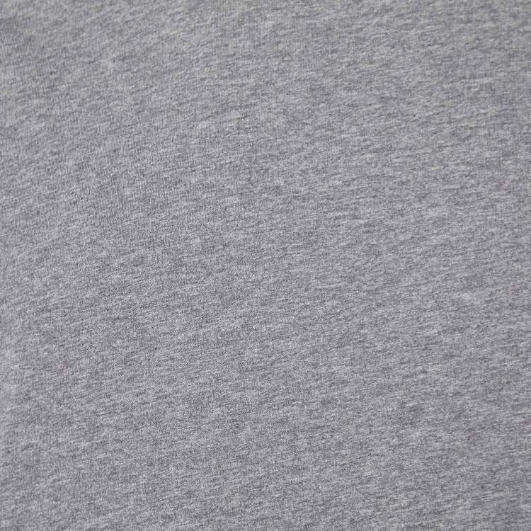 Pre Owned Balenciaga Grey Logo Print Cotton Crew Neck T-Shirt S