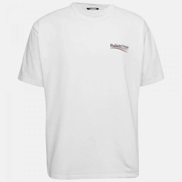 BALENCIAGA ホワイト Tシャツ Balenciaga Oversize Copyright T-shirt White Men's - SS21 - US