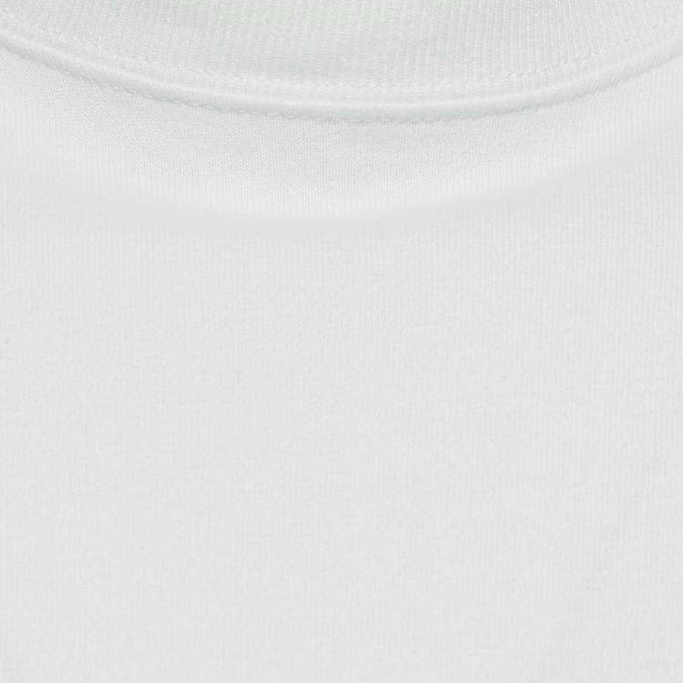 Pre Owned Balenciaga White Printed Cotton Oversized T-Shirt S