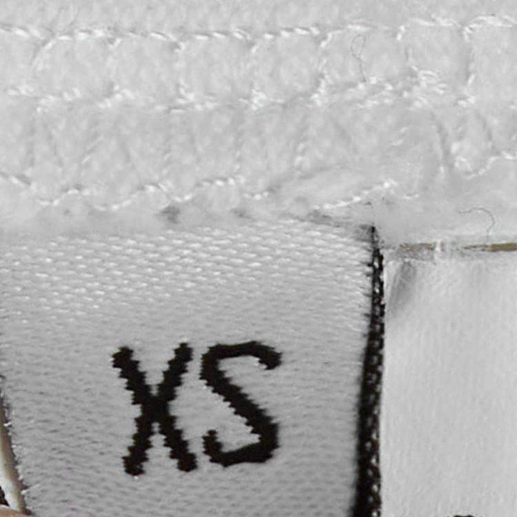 Pre Owned Balenciaga White Printed Cotton Oversized T-Shirt XS