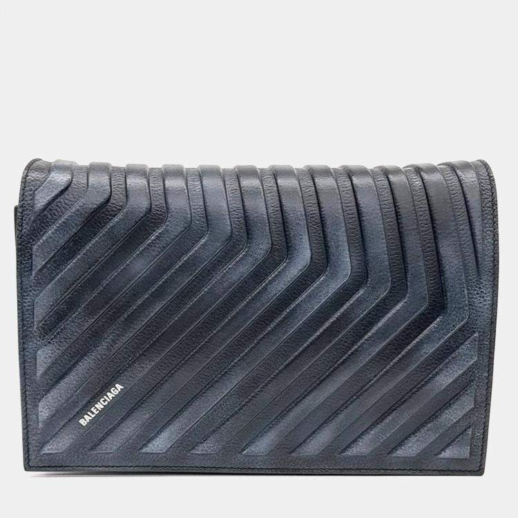 Pre Owned Balenciaga Black Leather Balenciaga Crossbody bag