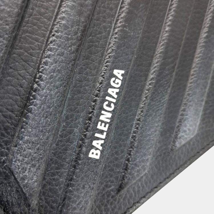 Pre Owned Balenciaga Black Leather Balenciaga Crossbody bag