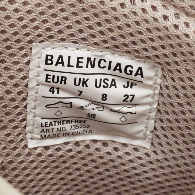 Pre Owned Balenciaga Grey Rubber Defender  Mules Sandals Size 41