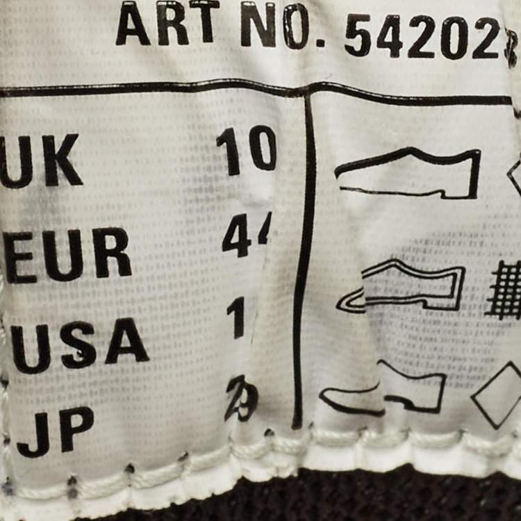 Pre Owned Balenciaga Multicolor Faux Leather and Mesh Track Low Top Sneakers Size 44