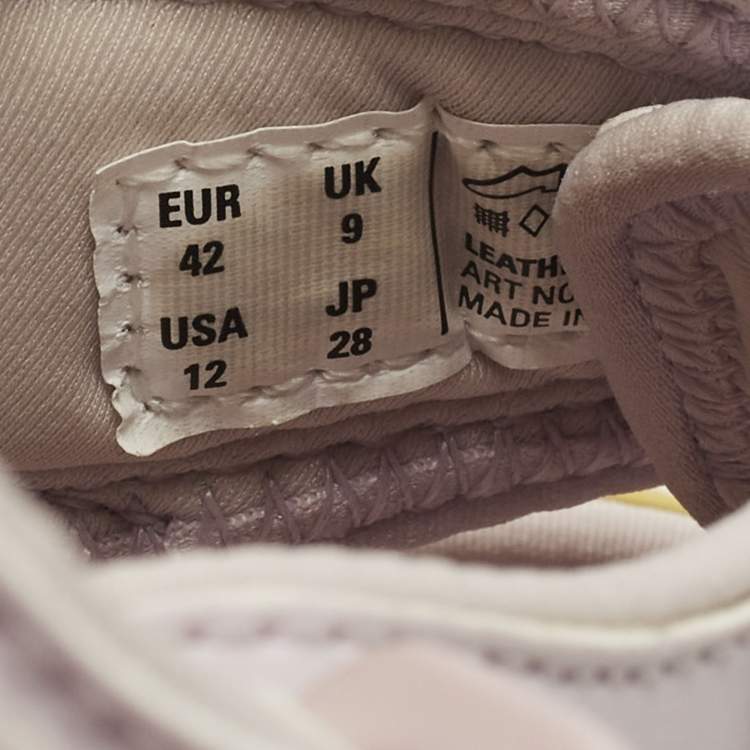 Pre Owned Balenciaga Track Size 42 Purple Faux Leather and Rubber Flat Sandals