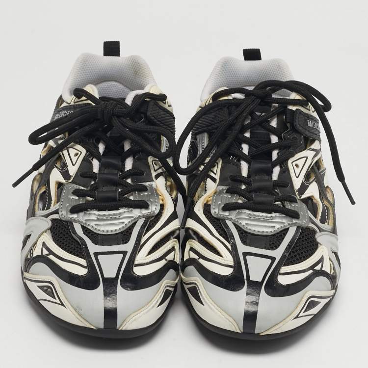 Pre Owned Balenciaga Drive Size 41 Multicolor Faux Leather and Mesh Low Top Sneakers