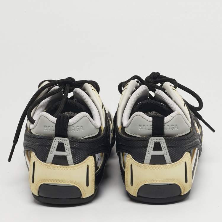 Pre Owned Balenciaga Drive Size 41 Multicolor Faux Leather and Mesh Low Top Sneakers