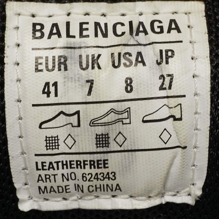 Pre Owned Balenciaga Drive Size 41 Multicolor Faux Leather and Mesh Low Top Sneakers