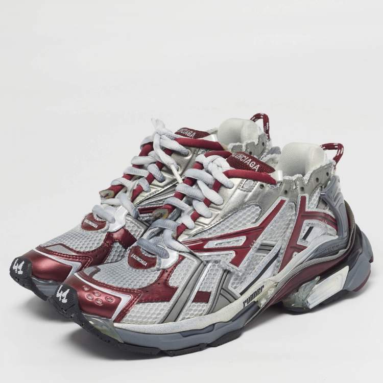مملوكة مسبقًا Balenciaga Runner Size 41 Multicolor Faux Leather and Mesh Low Top Sneakers
