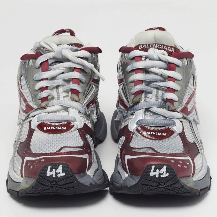 مملوكة مسبقًا Balenciaga Runner Size 41 Multicolor Faux Leather and Mesh Low Top Sneakers