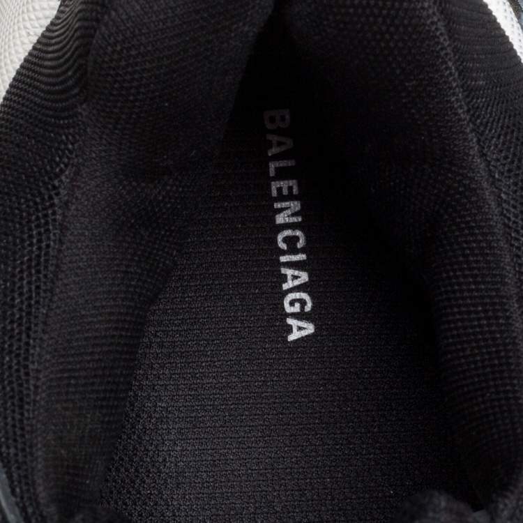 مملوكة مسبقًا Balenciaga Multicolor Leather And Mesh Triple S Platform Sneakers Size 40
