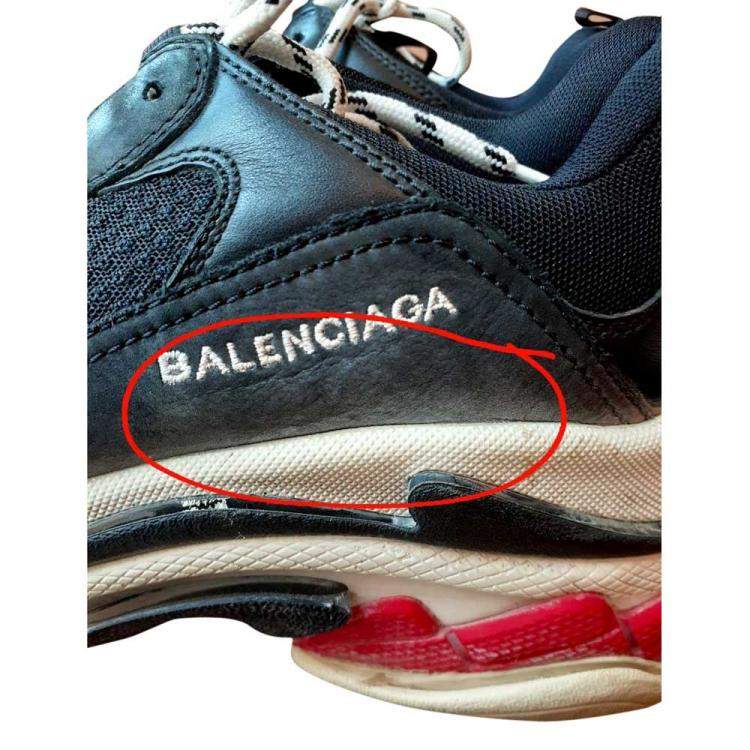 Pre Owned Balenciaga Tricolor Triple S Sneakers Size EU 43