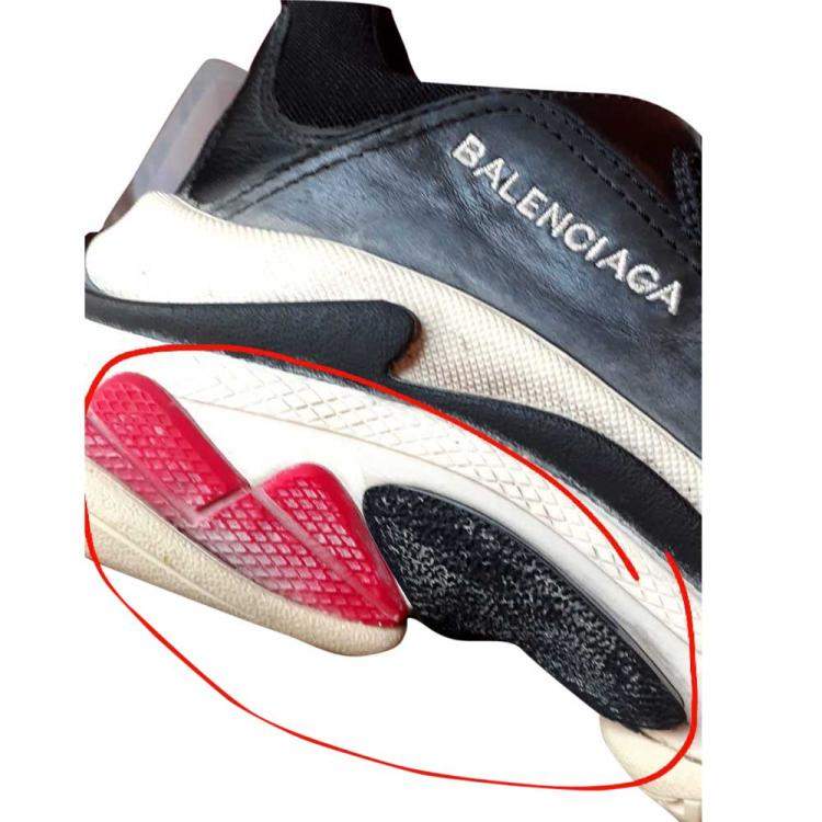 Pre Owned Balenciaga Tricolor Triple S Sneakers Size EU 43