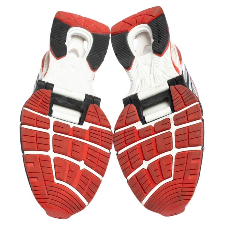 مملوكة مسبقًا Balenciaga Multicolor Leather And Knit Fabric  X-pander Sneakers  Size 42