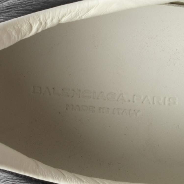 مملوكة مسبقًا Balenciaga Multicolor Patent And Leather Lace Up Sneakers  Size 43