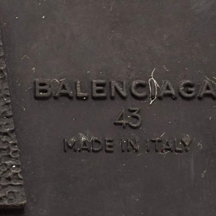 Pre Owned Balenciaga Blue Leather and Mesh Race Runner Low Top Sneakers Size 43