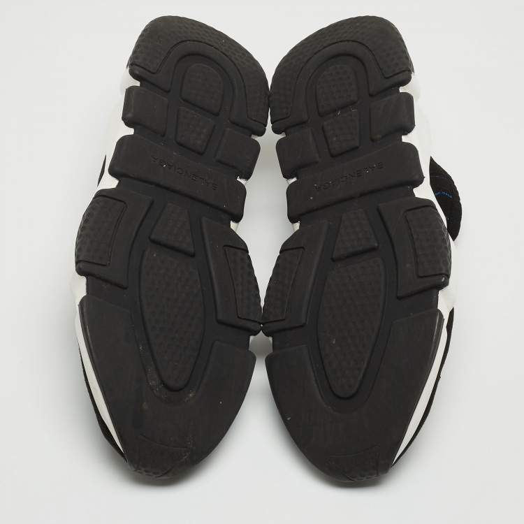 Pre Owned Balenciaga Black Knit Fabric Speed Trainer Sneakers Size 43