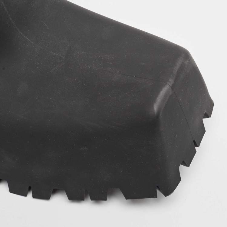 Pre Owned Balenciaga Black Rubber Trooper Boots Size 43
