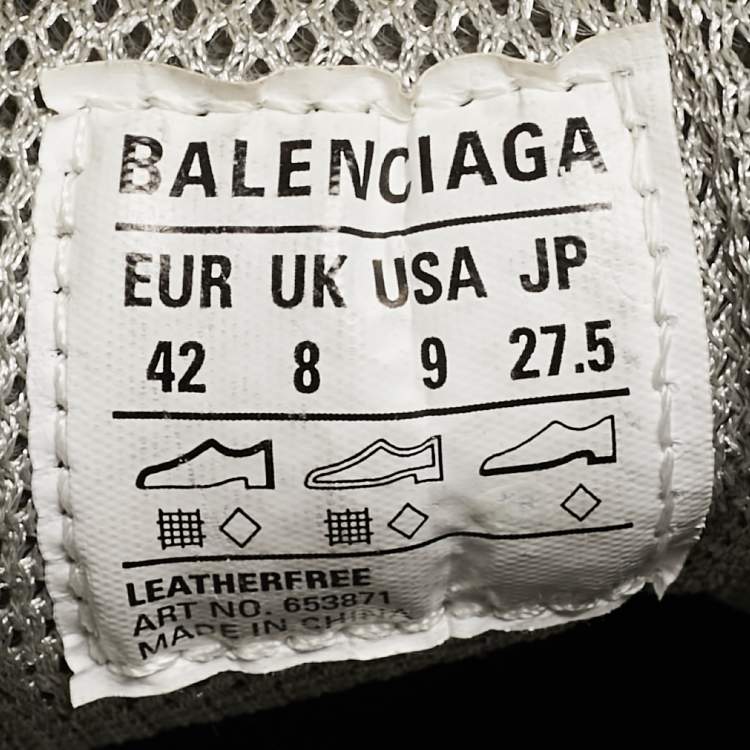 Pre Owned Balenciaga Multicolor Faux Leather and Mesh X-Pander Sneakers Size 42