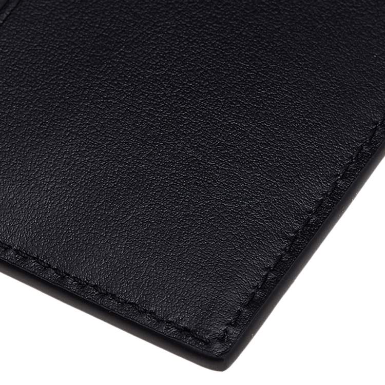 Pre Owned Bally Black Coated Canvas Brasai Bifold Wallet