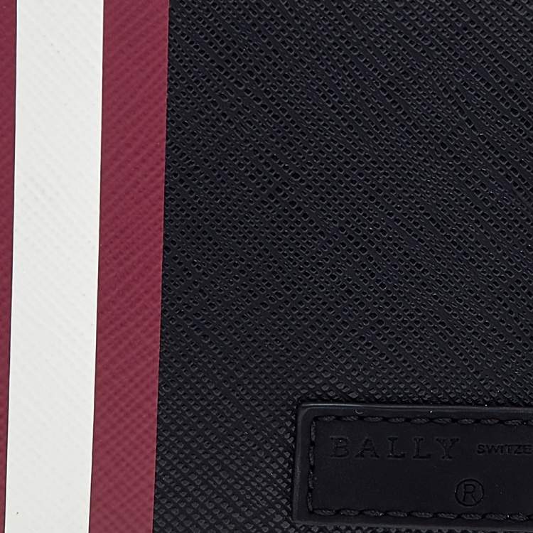Pre Owned Bally Black Coated Canvas Brasai Bifold Wallet
