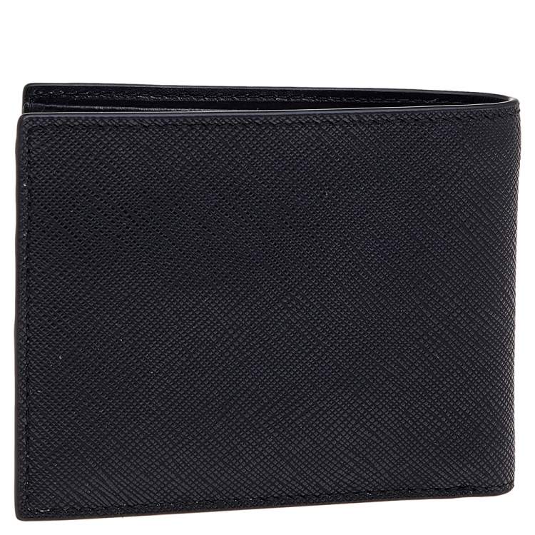 Pre Owned Bally Black Coated Canvas Brasai Bifold Wallet
