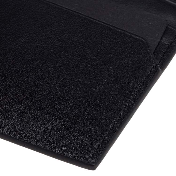 Pre Owned Bally Black Coated Canvas Brasai Bifold Wallet
