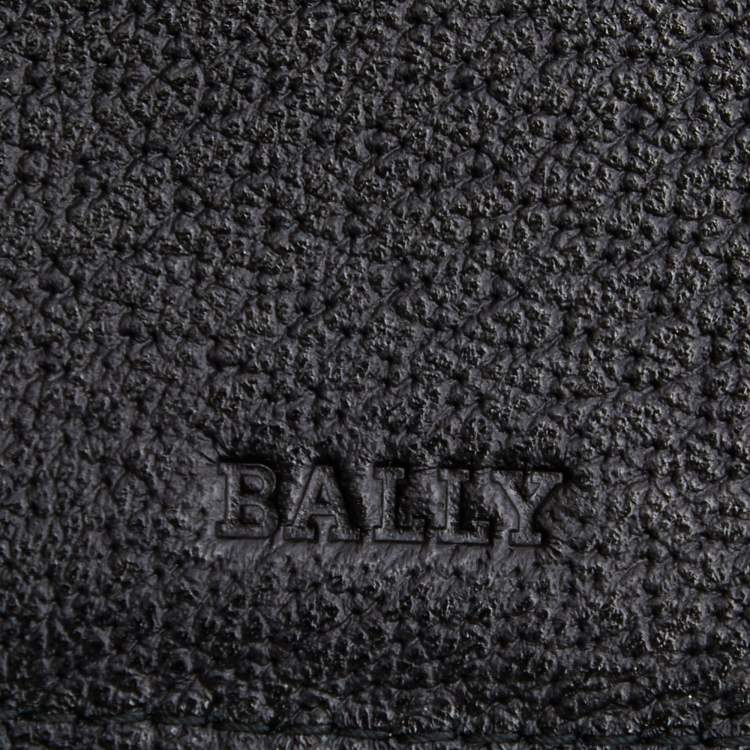 مملوكة مسبقًا Bally Black Leather Zip Around Wallet