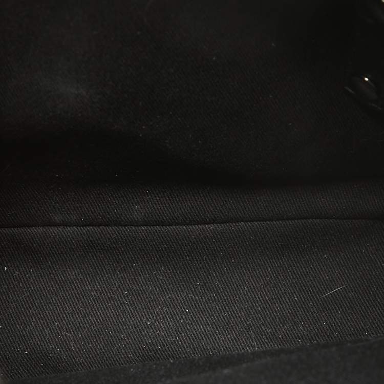 Pre Owned Bally Black Leather Serbet Messenger Bag 